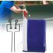 Portable Simple Polyester Ping Pong Net Set with Metal Bracket - Blue | Table Tennis Practice Net Replacement - Sports Accessories - Buy Online on GoSupps.com