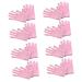 minkissy 8 Pairs Moisturizing Gloves Touch Screen Cotton Gloves Dry Hands Skin Care Gloves Hand Beauty Supply Women Gel Gloves Hand Care Gloves Keep Out The Cold Conductive Yarn Lotion Miss