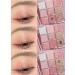 PICKX 9 Colors Glitter Eyeshadow Makeup Palette Matte High Pigmented Colorful Creamy Texture Eye Shadow Powder Natural Waterproof Long Lasting Eyeshadow Powder Cosmetics (pink) - Buy Online on GoSupps.com