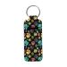 Lip balm keychain for women and girls colorful dog paws.