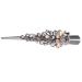 LEORX Rhinestone Hair Clips Vintage Alligator Clips Large Metal Duckbill Clips Barrettes for Women Hair Accessories champagne