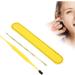 Best Ear Pick Earwax Removal Kit | Spring Soft Ear Brush & Spoon Set for Effective Ear Cleaning - International Shipping - Buy Online on GoSupps.com