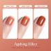 Buy Gellen Jelly Gel Nail Polish Kit - Translucent Sheer Amber & Brown Glitter for Trendy DIY Home Salon Nail Art - Buy Online on GoSupps.com