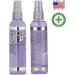 2-Pack Eyeglass Lens Cleaner Spray - Clear View Glasses Cleaning & Microfiber Cloth for Screens, Lenses, Sunglasses - 4oz - Buy Online on GoSupps.com