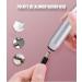 Electric Manicure Set 11 in 1 - Adjustable Nail File & Pedicure Tools - Silver | International Shipping Available - Buy Online on GoSupps.com