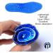 Silicone Massaging Gel Shoe Insoles | Arch Support, Pain Relief & Shock Absorption | Full Length Cushion Inserts for Men or Women (Small 5-9) - Buy Online on GoSupps.com