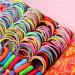 790 pcs Hair Tie Set for Girls - Colorful Ponytail Holders & Ice Cream Hair Clips - Pink Toddler Kids Hair Accessories - Buy Online on GoSupps.com