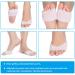 Buy Bunion Corrector Pads - Gel Foot Cushion & Big Toe Separator for Metatarsal Relief | Non-Slip Half Toe Design | International Shipping Available - Buy Online on GoSupps.com
