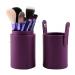 Large Capacity Purple Makeup Brush Holder - PU Storage Barrel for Brushes - Buy Online on GoSupps.com