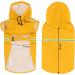 Dog Raincoat Waterproof Dog Rain Coat Adjustable Reflective Dog Rain Jacket Lightweight Dog Poncho Dog Slicker for Dog Walking with Adjustable Belly Strap and Leash Hole(3XL Yellow) - Buy Online on GoSupps.com