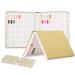 BNG Nail Display Book 120 Colour Professional Nail Gel Polish Display Card Gold Leather Book Nail Color Chart Nail Art Salon Design Display Booklet 120 Pcs False Nails Tips Golden