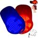 Casquette Pour La Repousse Des Cheveux 90 Led Lumi Re Rouge Et Bleue Pour Homme Et Femme Avec Minuterie De 15 30 Minutes Renforce Les Racines Et Soulage La Fatigue