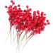 ABOOFAN 48 Pcs Christmas Greenery Garland Christmas Party Favors Artificial Pine Picks Christmas Floral Picks Red Berries Picks Christmas Berry Picks Diy Artificial Pine Tree Branch - Buy Online on GoSupps.com