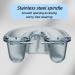 Portable Invisible Braces Storage Box | Transparent Orthodontic & Denture Case - Blue - Buy Online on GoSupps.com