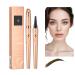 Generic 3D Waterproof Microblading Eyebrow Pen New Waterproof Magic Eyebrow Pencil with Micro-Fork Tip Natural Makeup Microblading Eyebrow Pencil 4 Fork Tip (Dark Brown)