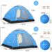 Ubon Lightweight 2/3 Person Instant Pop Up Tent - Sky Blue | Portable Indoor/Outdoor Camping & Backpacking Tent - Buy Online on GoSupps.com