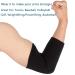 JUSDIQIR Elbow Compression Sleeves - Tennis & Golfer's Elbow Brace for Men & Women - Black Arm Support Sleeves for Sports Pain Relief - Buy Online on GoSupps.com