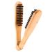 Gernie Hairdressing Comb & Double Brush V Shaped Wooden Straightening Tool for Smooth Hair | Best Hair Straightener Brush - Buy Online on GoSupps.com