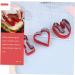 Zerodeko 6 Pcs Valentine's Day Stencils Wedding Anniversary Biscuit Cutters Baking Molds Cake Making Molds Sandwiches Fondant Baking Mould Biscuit Molds Red Stainless Steel Die Household - Buy Online on GoSupps.com