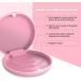 Dnom Dose of Bite: Premium Denture Container & Prosthesis Box - Pink Round with Silicone Mat - Buy Online on GoSupps.com