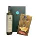 Oleum Comitis - Extra Virgin Olive Oil - 100% Italian Cold Extract - Gift Box with 750 ml Bottle and Parmigiano Reggiano Cantarelli 1876 Seasoned 40 Months 1 kg