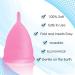 Blossom Menstrual Cup Set | Reusable Silicone Period Cups - 1 Large Pink & 1 Small Purple | Eco-Friendly Alternative to Tampons - Buy Online on GoSupps.com