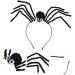 MAGICLULU Spider Headband Black Tiara Festival Headpiece Goth Headbands Unique Hair Decor Spider Headpiece Hair Accessories Ladies Headbands Polyester Make up Apparel Purple 30X23CM Purple - Buy Online on GoSupps.com
