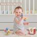 Inbeby Teething Toys for Baby | 8 Multi-Shape Texture Teethers | 2 in 1 Rattle & Silicone Teether | Soothes Sore Gums | Infant Boy Girl 0-12 Months - Buy Online on GoSupps.com