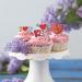 LabDip 36Pcs Valentine's Day Cake Topper Heart Cupcake Toppers Valentine's Day Cake Decorations Cupcake Toppers Birthday Cake Decoration Insert Cards for Valentine's Day Party - Buy Online on GoSupps.com