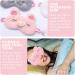 2Pcs Cartoon Pig Plush Sleeping Mask Set - Comfortable Cute Eye Cover for a Restful Sleep - Buy Online on GoSupps.com