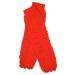 juDanzy Rouched Baby Leg Warmers for Girls Toddler Child (Newborn (up to 12 pounds) Red)