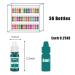 36 Color Neon Liquid Food Coloring Set for Baking, Decorating, Icing, and DIY Crafts - Concentrated Dye Kit for Cooking, Slime Making - 6ml Bottles - Buy Online on GoSupps.com