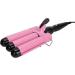 Professional Hair Curler - 3 Barrel Curling Iron Wand | 32mm Dual Voltage Ceramic Waver for Instant Curls | Crimping Tool for Long & Short Hair - Fast Heat Up US Plug - Buy Online on GoSupps.com