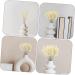 Amosfun 24pcs Wheat Ear Flower Silk Flower Office Decore Window Trim Decor for Living Room Fake Wheat Ear Wheat Decoration Natural Decorate Artificial Flower Straw Flower Arrangement Beige 30X1.5CM - Buy Online on GoSupps.com