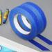 Blue Painter's Tape 3 Rolls - 0.7 Inch x 60 Yard - Multi Surface Masking Tape for Painting and Decoration - Indoor and Outdoor Use - 180 Yard Total - Buy Online on GoSupps.com