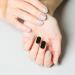 FOMIYES Nail Accessories 6 Sheets Nail Polish Strips Stickers Self-adhesive Full Nail Wraps Stick on Nail Strips Fingernail Polish Decals for Women Girls Manicure Art Black Glitter Stickers - Buy Online on GoSupps.com