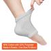 Selizo Moisturizing Gel Heel Socks - Set of 5 Open Toe Socks for Dry, Hard, Cracked Heels - Buy Online on GoSupps.com