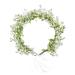 June Bloomy Bridal Flower Crown - Rose Floral Headband for Women - Maternity Photo Prop/Baby Shower - White Leaf Hair Wreath - Buy Online on GoSupps.com