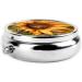 Sunflower Pattern Mini Round Pill Box - 3 Compartment Travel Organizer for Home & Office - Buy Online on GoSupps.com