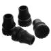 Healeeved 4 pieces of crutch pads hiking stick tips made of rubber trekking sticks end caps plastic-stable tip hiking stick feet tips to replace trekking sticks slide festival pvc foot protection