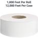 AmazonCommercial FSC Certified 2-Ply White 9" Jumbo Roll Toilet Paper  Septic Safe  Compatible with Universal Dispensers  1000 Feet per Roll -12 Rolls - Buy Online on GoSupps.com