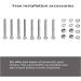 6 Inch Open Base Boat Cleat 2 Pcs - Heavy Duty 316 Stainless Steel Dock Cleat for Boats - Includes Installation Screws - Buy Online on GoSupps.com