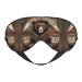 Rustic Bear Eye mask Soft Elastic and Adjustable Nighttime Comfort Sleeping mask Suitable for Both Men and Women Black