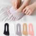 5 Pairs Women's No Show Toe Socks - Low Cut Five Finger Orthopedic Compression Non-Slip Invisible Full Finger Socks - Buy Online on GoSupps.com