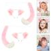 Animal Costume Accessories Plush Fox Ear Headband and Tail Set Christmas Party Costume Accessories Xmas Party Favors Photo Props for Kids Children Adult Pink White - Buy Online on GoSupps.com