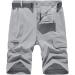CARWORNIC Men's Zip Off Hiking Pants - Breathable Lightweight Trekking Pants for Summer Outdoor Adventures - 32 Khaki - Buy Online on GoSupps.com