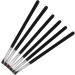 Healeved 24 Pcs Flat Eyebrow Brush Eyeshadow Brush Eyebrow Eyeliner Flat Makeup Brush Artificial Fiber Black - Buy Online on GoSupps.com