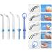 Jerilla 7pcs Oral Irrigator Nozzle Set - Compatible with Waterpik Water Flosser Models - Replacement Jet Tips for WP-100, WP-250, WP-450, WP-560, WP-660, WP-811, WP-900, WP-940 - Buy Online on GoSupps.com