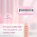 2Pcs Disposable Razors for Women 2 Count a Smooth Shave Hair Removal Designed Pink - Buy Online on GoSupps.com