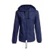 Ronony rain jacket women Light hooded jacket windbreaker with hooded outdoor jacket windproof raincoat transition jacket functional jacket softshell jacket outdoor s a001#marine blue